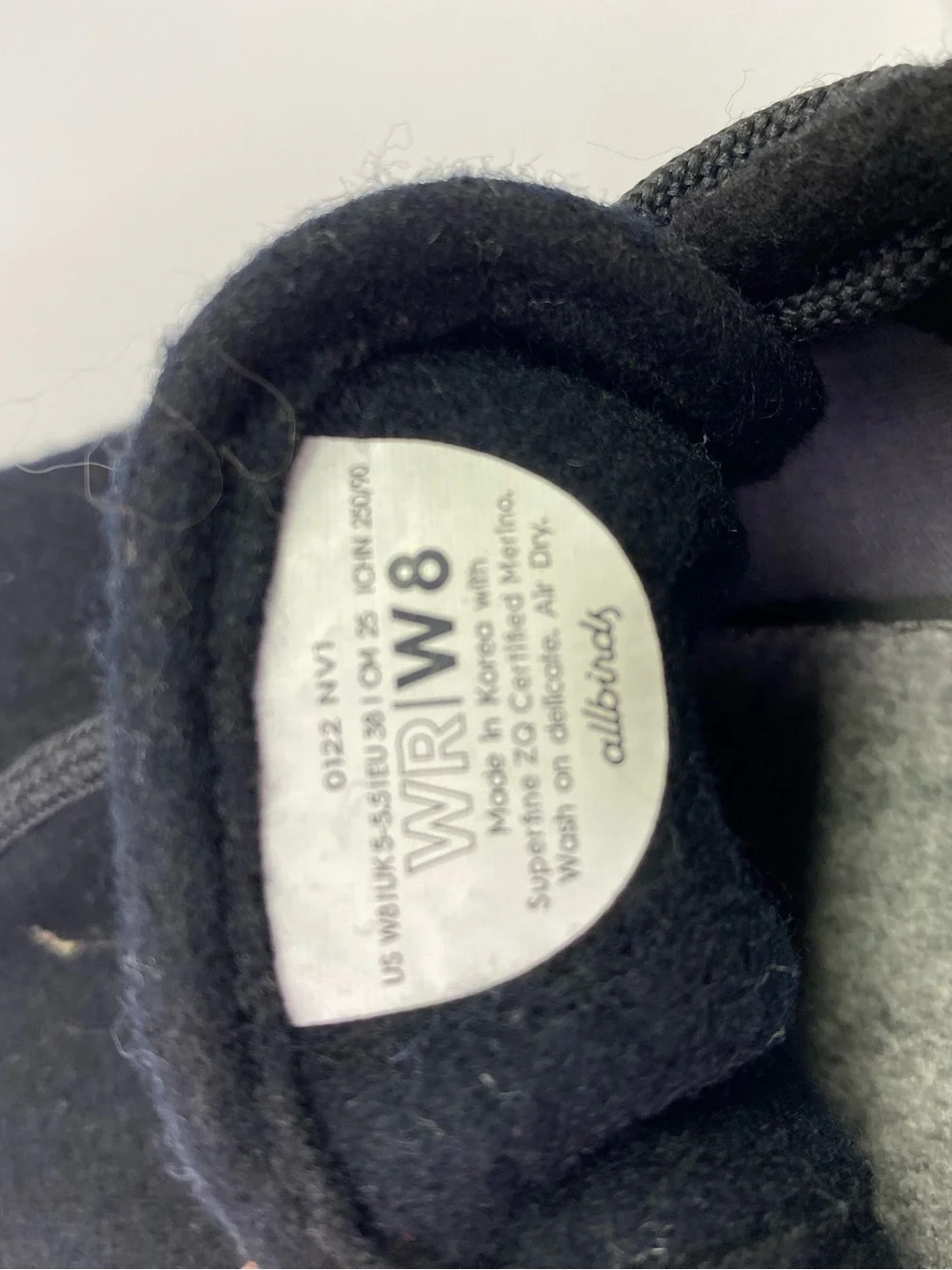 allbirds Men's Black Wool Runners Sneakers
